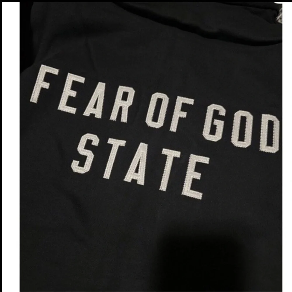 NWT Fear of God State Zip Up Hoodie Size L - Picture 2 of 4